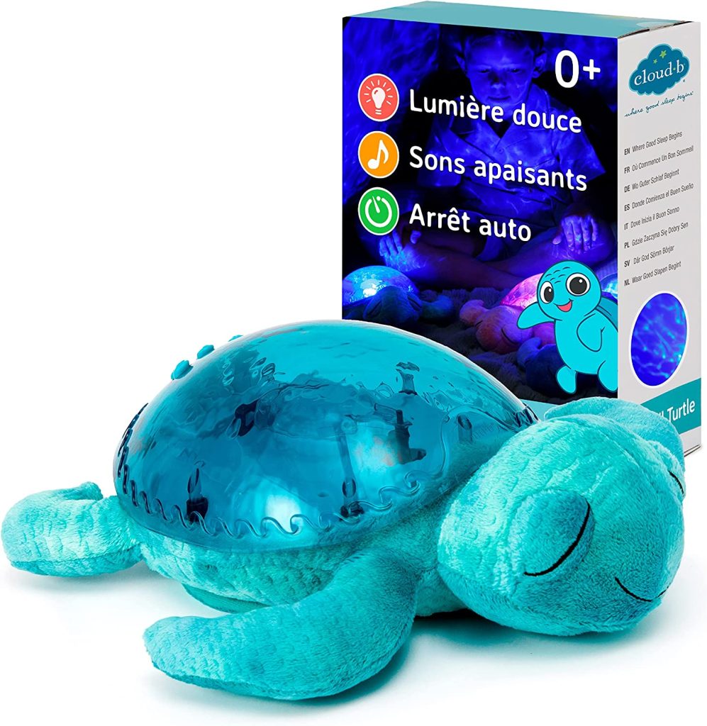 Peluche avec bruits blancs pour endormir bébé - Berceuses d'aide au sommeil  du petit enfant (appareil avec arrêt automatique) - Milo le mouton berceur