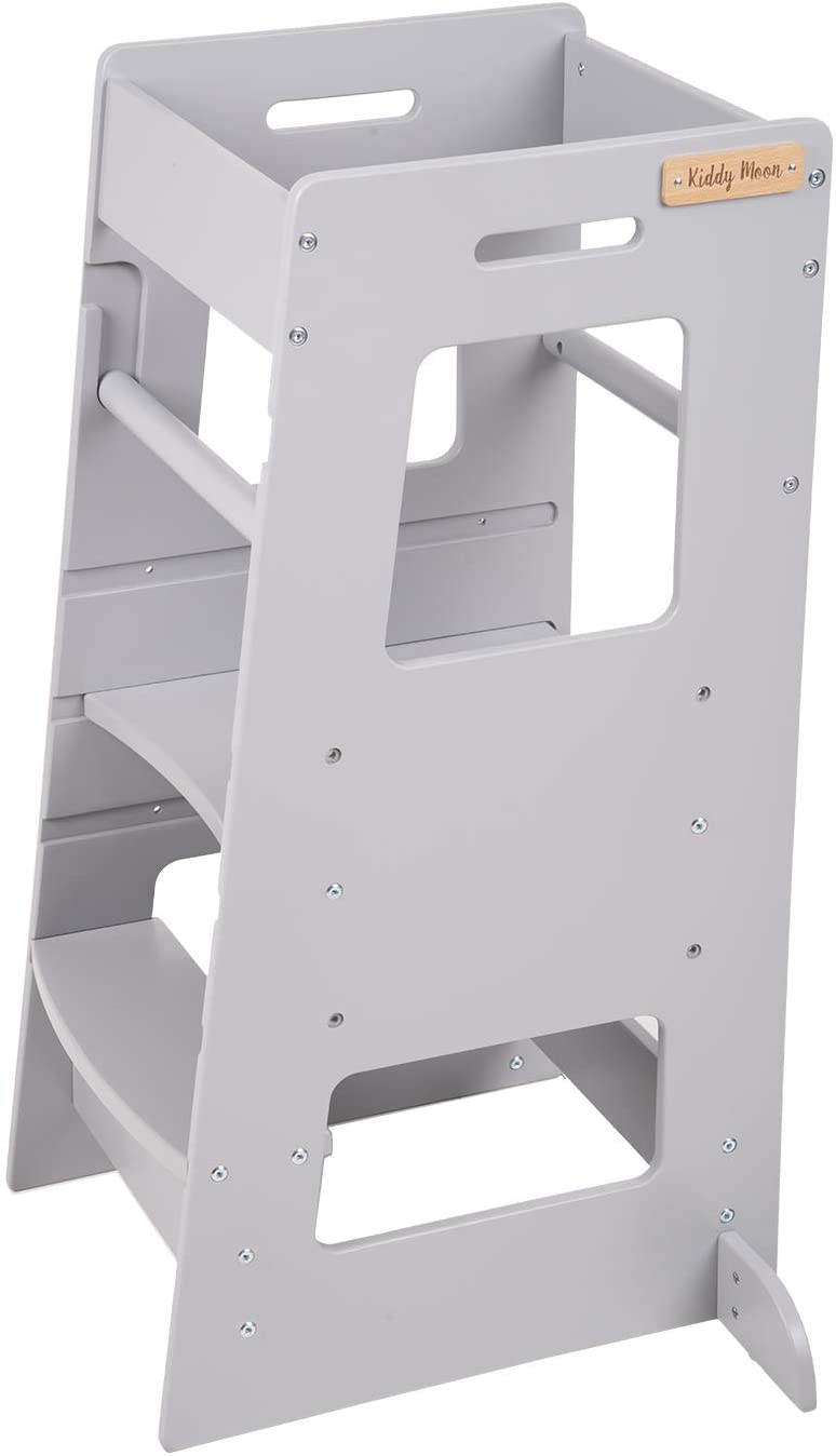 Tour D'Observation Montessori Gupamiga - Réglable 33-48cm, Avec Planche à Dessin