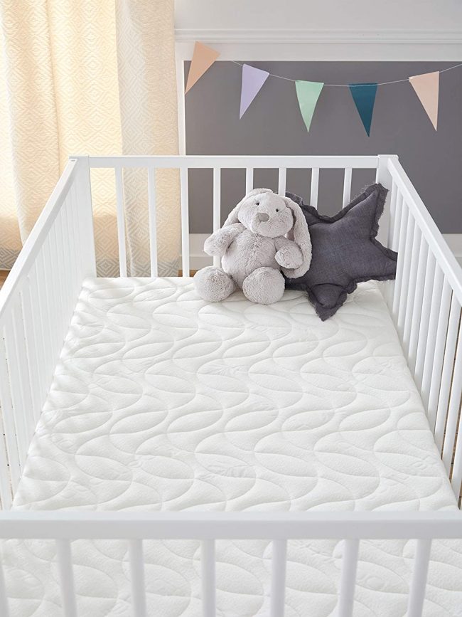 Matelas Bébé Latex 70x160 Cm - Junior Baby Latex Hévéa Sélection - Densité 75 Kg - Épaisseur 12 Cm - Fabriqué En France