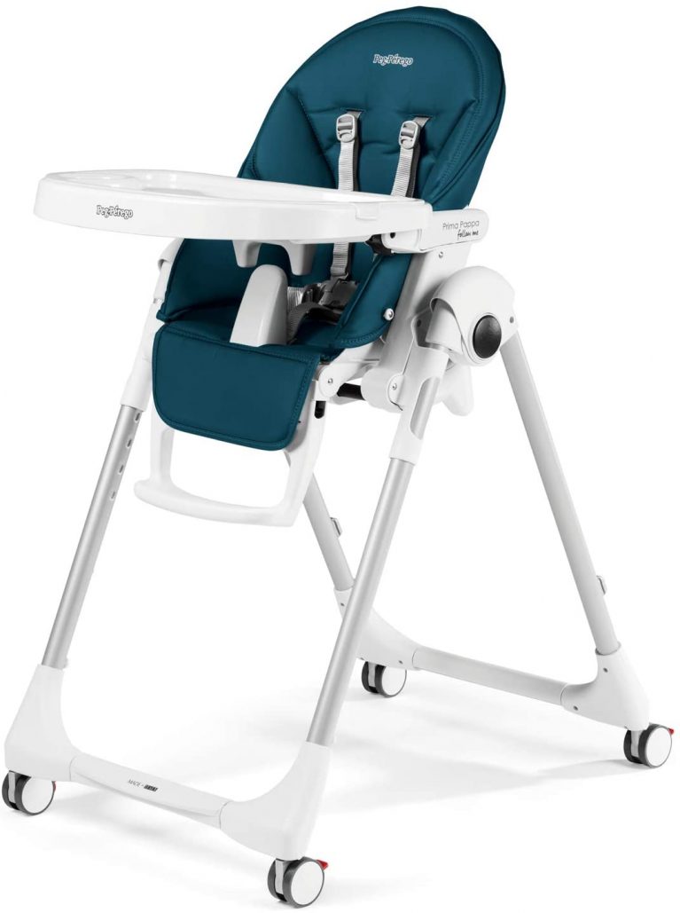Aveanit Housse De Rechange Chaise Haute Peg Perego Prima Pappa Diner - 100% Coton Impermeable Hellblau