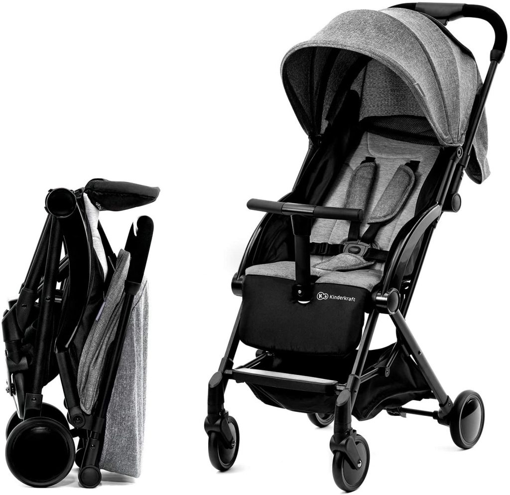 La poussette compacte Kinderkraft PILOT se plie facilement.