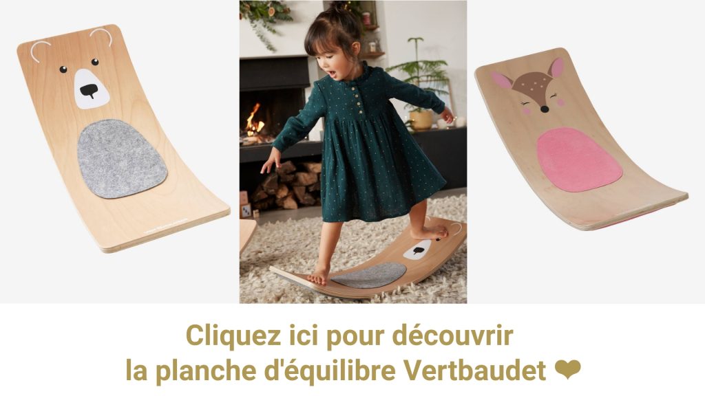 MAMOI® Planche équilibre bois  Planche equilibre enfant au design