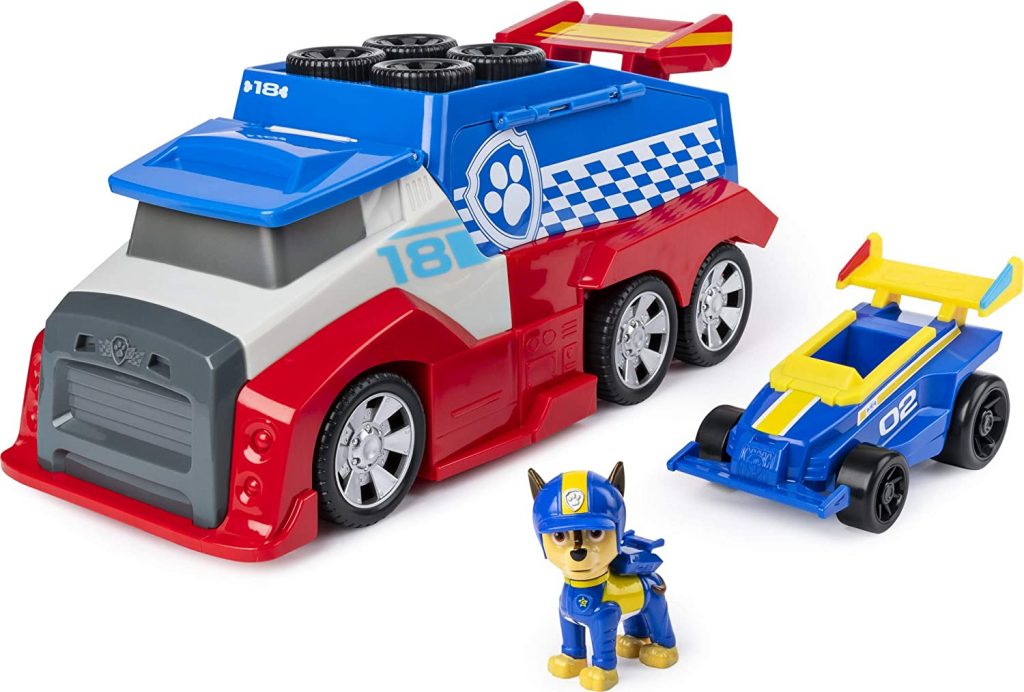 Ce camion Paw Patrol fait partie du thème Ready Race Rescue.