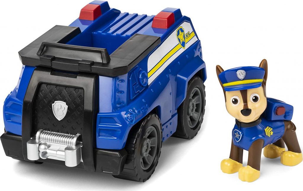 LA PAT' PATROUILLE - VÉHICULE + FIGURINE TRACKER - Véhicule de 15 cm Avec 1  Figurine À Collectionner Pat' Patrouille - Paw Patrol - 6059511 - Jouet