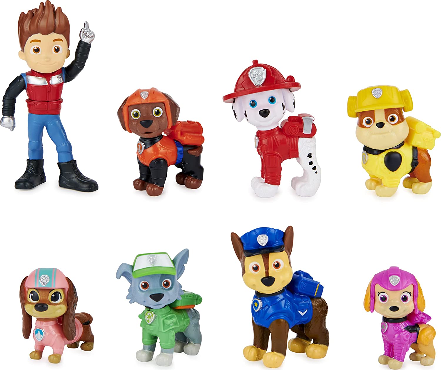 La Pat Patrouille - 6059509 - Jeu Jouet Enfant - Pack de 2 Figurines Dino  Rescue - Modèle Chase - Figurines Paw Patrol