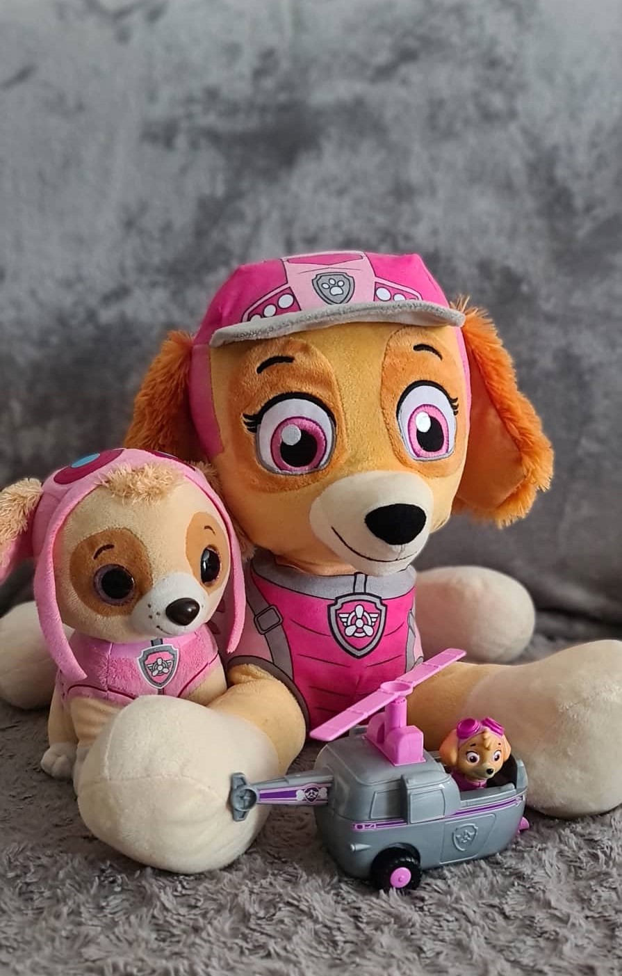 Vehicule + figurine stella mighty pups charged up paw patrol