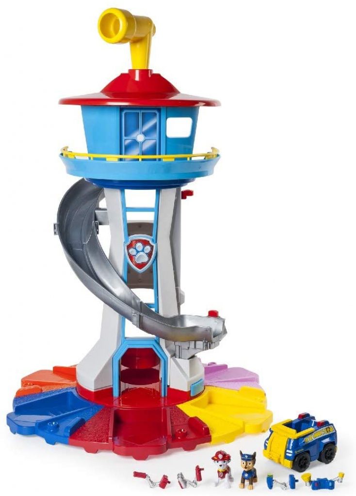 Cette tour Pat Patrouille est livrée avec 2 figurines.