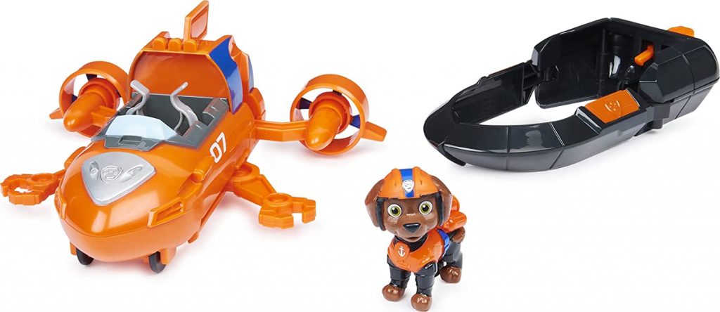 Ce véhicule Paw Patrol de Zuma est transformable.