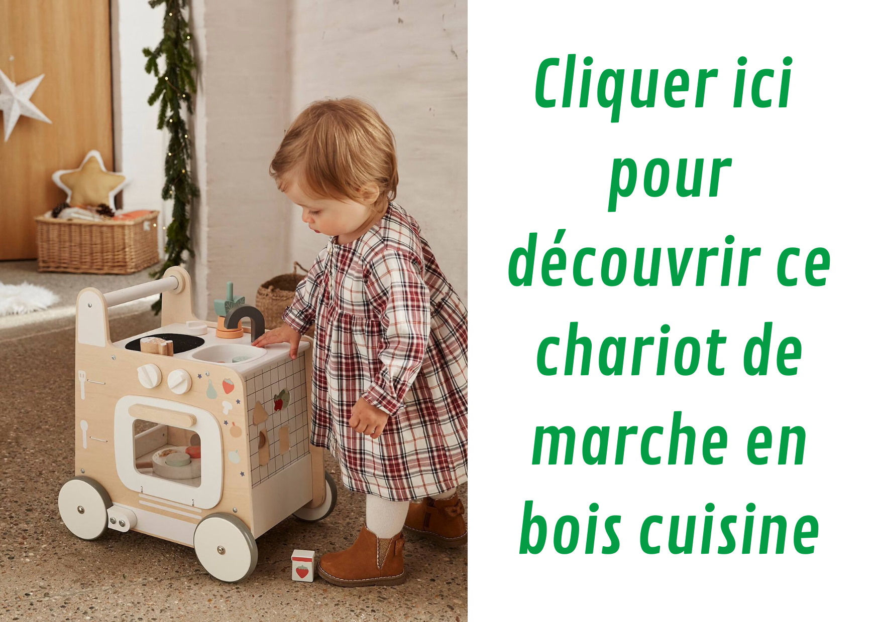 Chariot de marché 2 roues Aquarelle pliable Atmosphera Couleur Noir