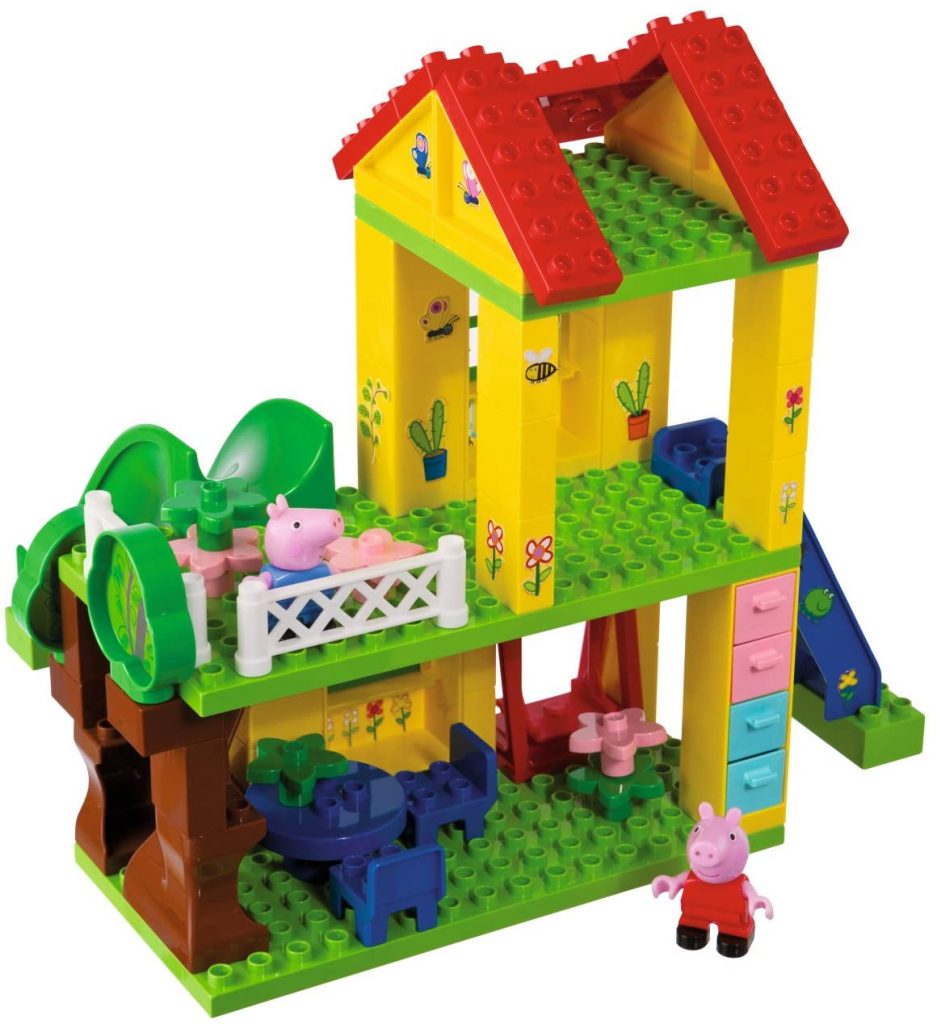 Ce set de contruction permet de créer une maison Peppa.