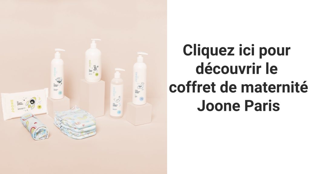 Le coffret de maternité Joone Paris comprend 9 produits.