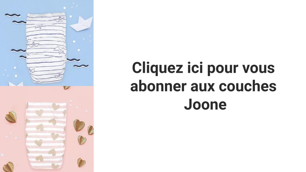 La marque Joone Paris propose un large choix de couches pour bébé.