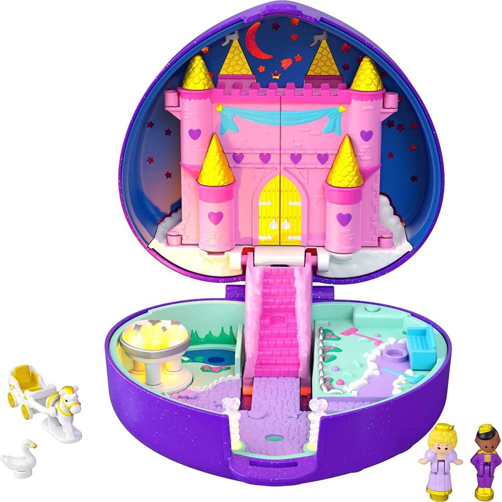 Ce coffret polly pocket vintage reprend le design d'un ancien modèle réputé.