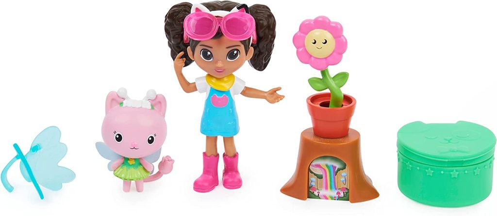 Ce Kit de figurines Gabby et la maison magique inclut le personnage de Kitty Fairy.