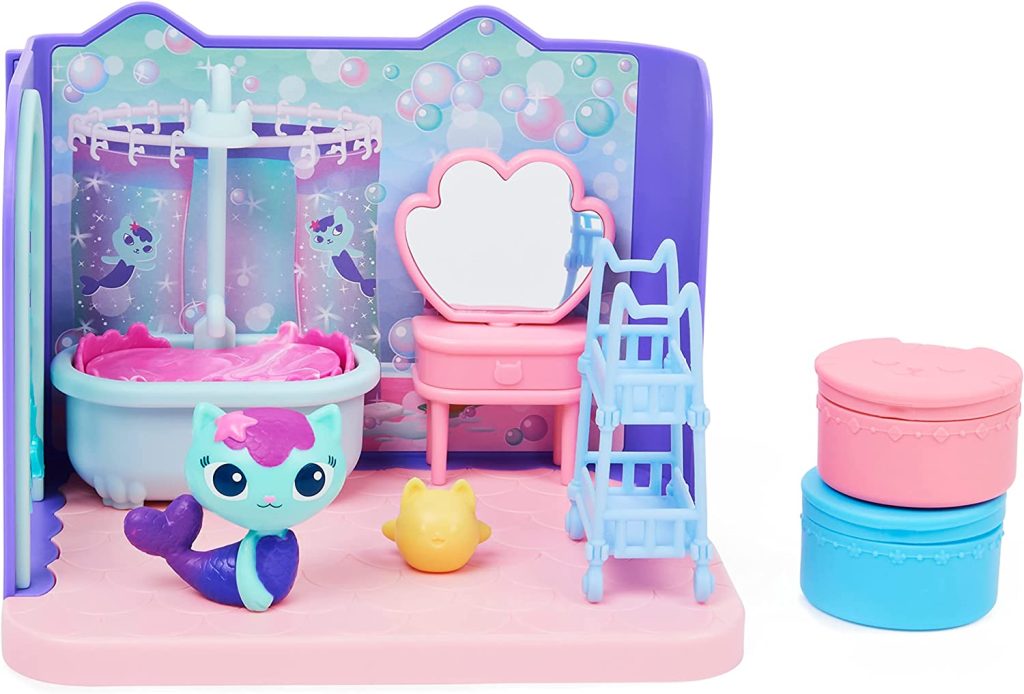 Ce set Gabby et la maison magique représente la salle de bain de Marine.