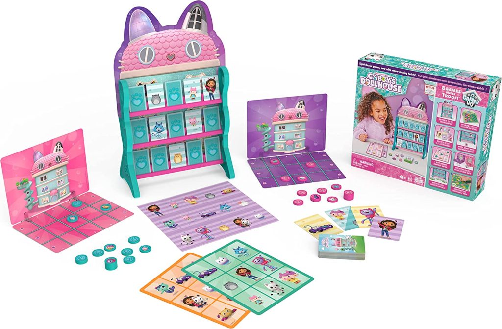 Ce jouet Gabby et la maison magique comporte 8 jeux.
