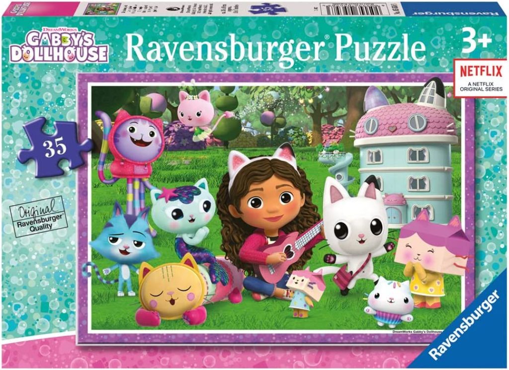 Ce puzzle de Gabby et la maison magique comporte 35 pièces.