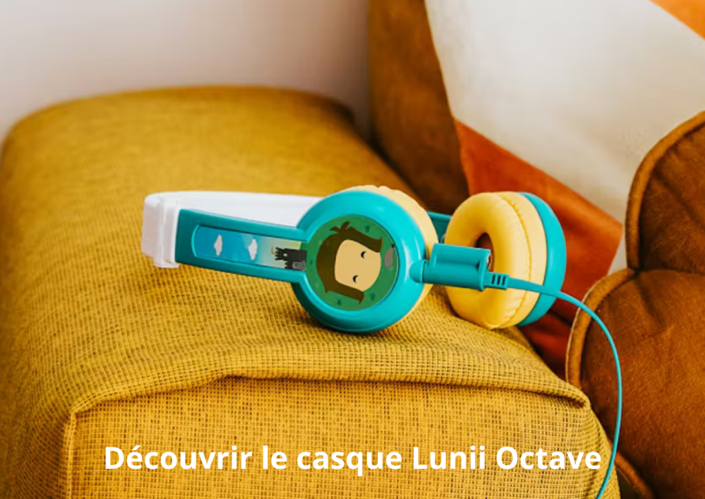 Le casque Lunii Octave est adapté à la boîte à histoires Lunii et la FLAM Lunii.