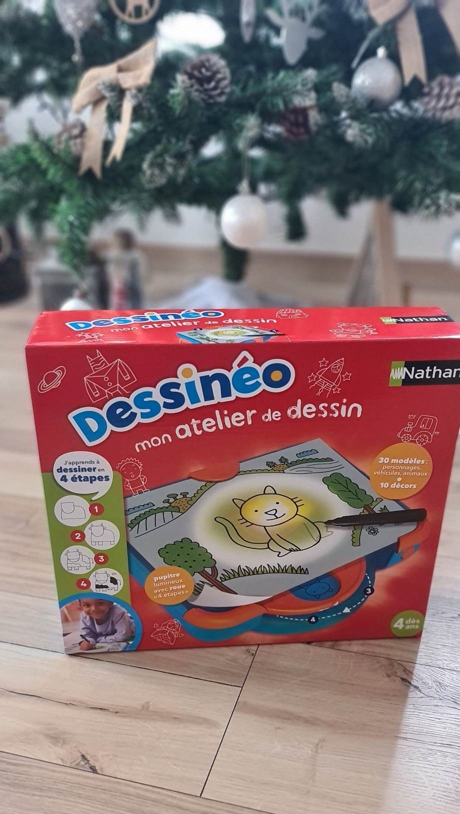 Le Dessineo de la marque Nathan est un jouet qui permet d'apprendre le dessin aux enfants de 3 ans et plus.