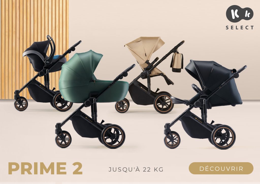 kinderkraft - Poussette Trio Prime 2020 bleu