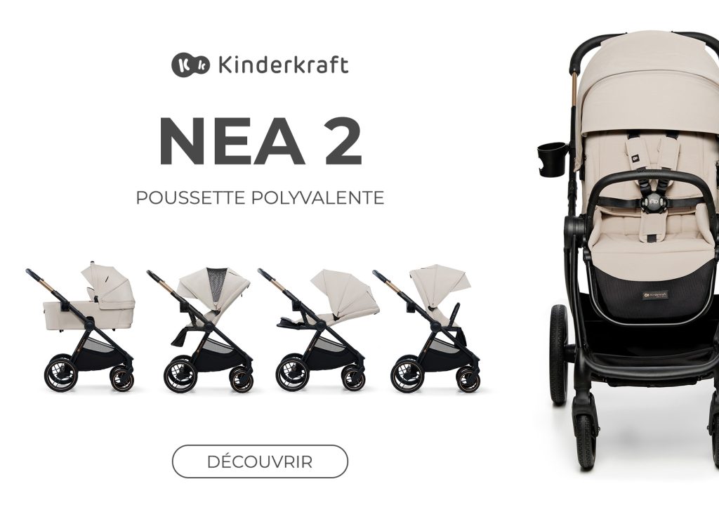 La poussette Kinderkraft NEA 2 est multifonctions.