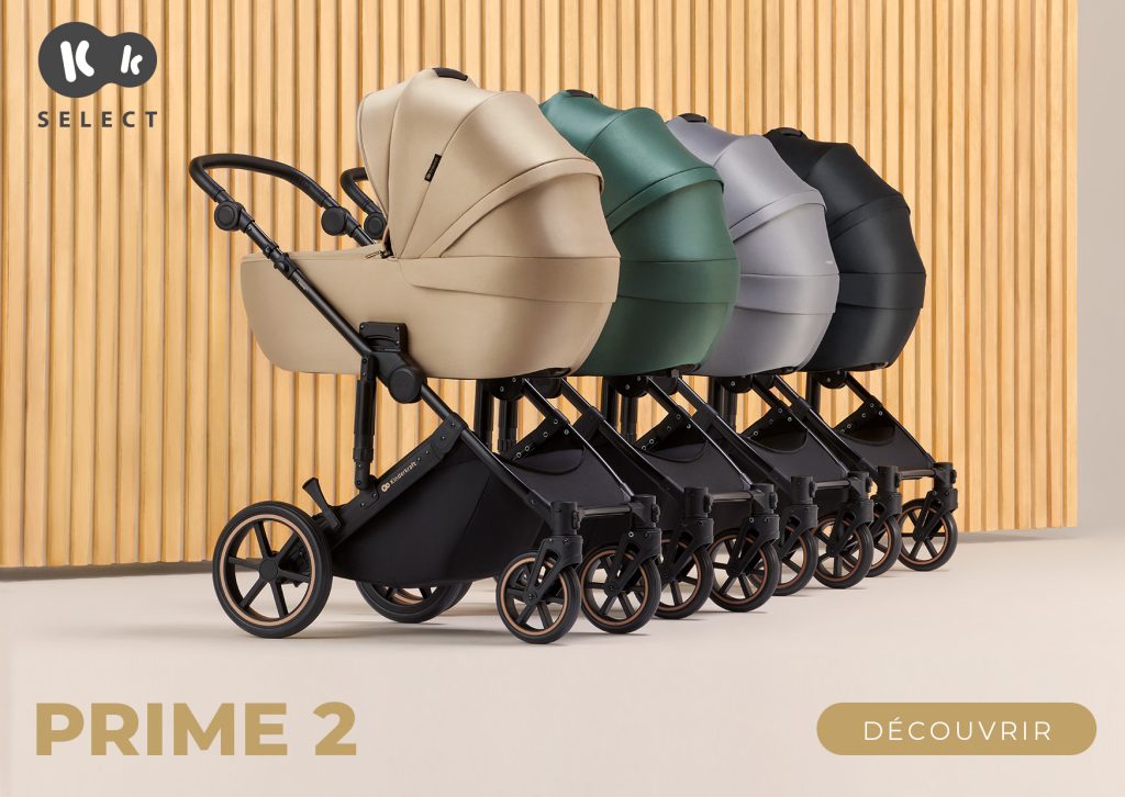 La poussette Prime 2 de Kinderkraft existe en divers coloris.