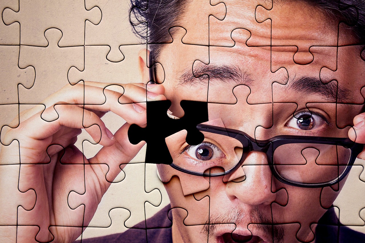 Le puzzle photo personnalisé peut être le portrait de quelqu'un.