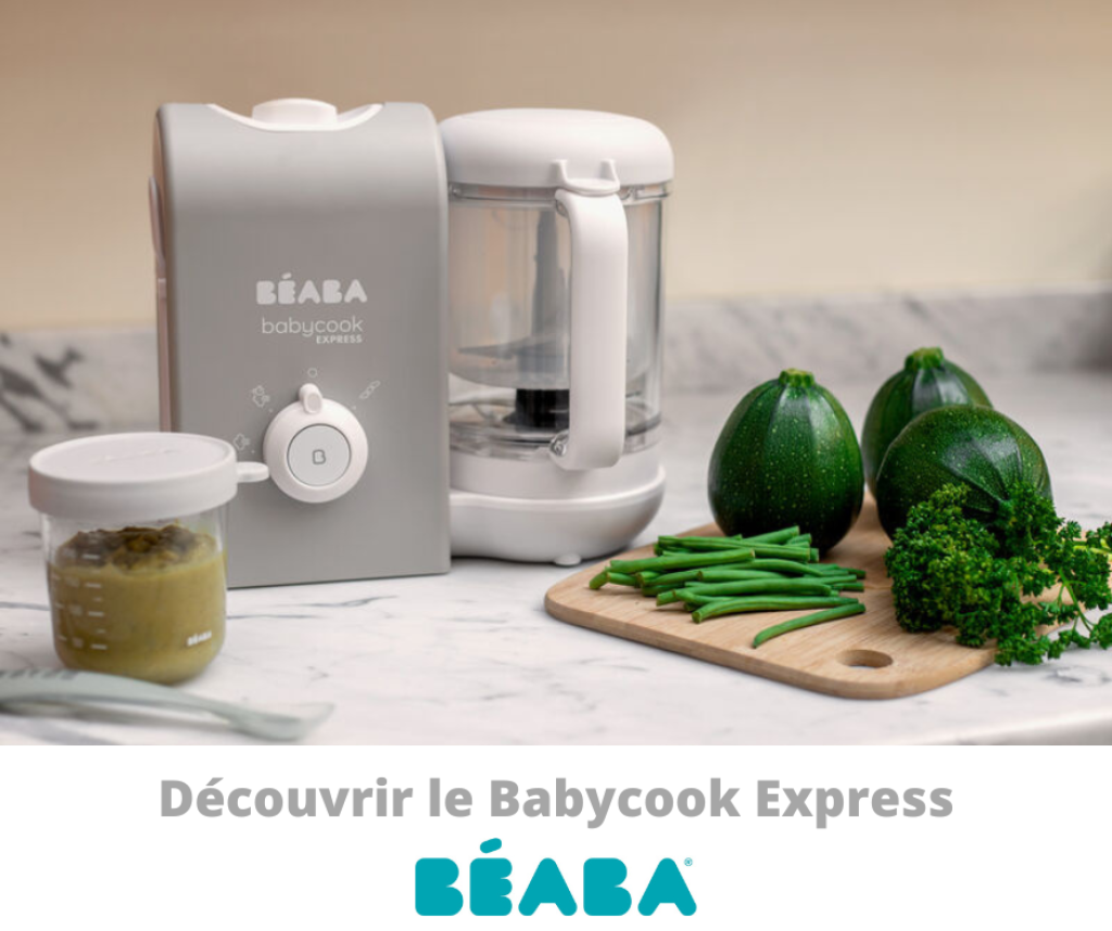 La couleur de ce Babycook Express de Béaba est grise.