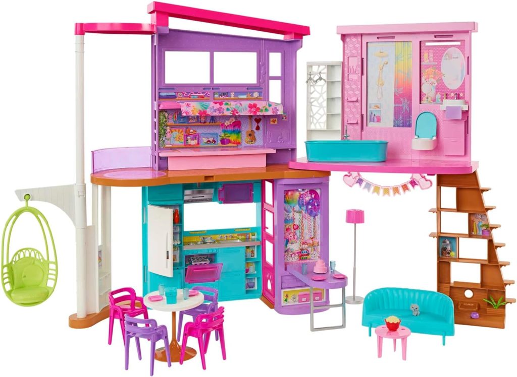 Cette maison de Barbie est une maison de vacances.