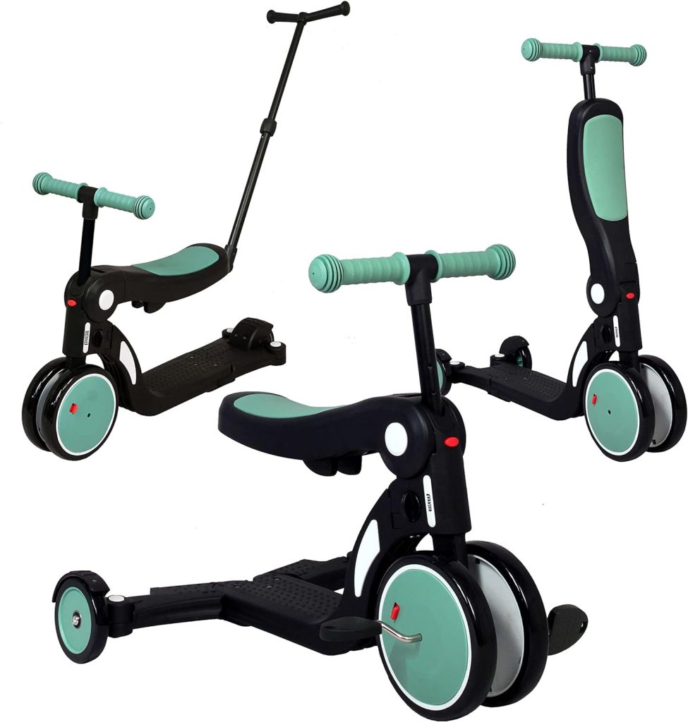 Ce tricycle draisienne se prénomme Scootizz et est conçu par la marque Looping.