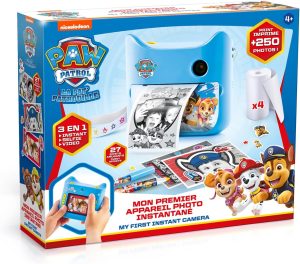Appareil photo Pat Patrouille instantané pour enfant : la créativité à portée de main