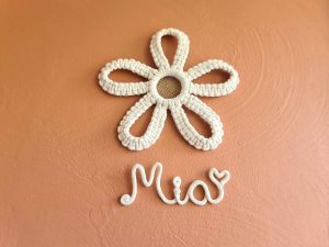 Prénom en tricotin : une décoration très tendance