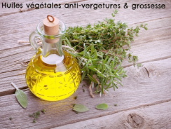 Anti-vergetures grossesse naturels : les huiles végétales